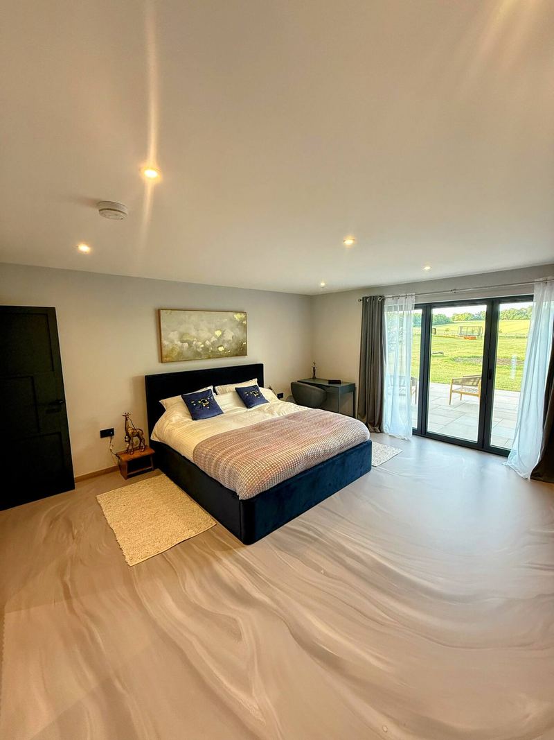 Bedroom at The Old Poultry Shed — The House and Pod