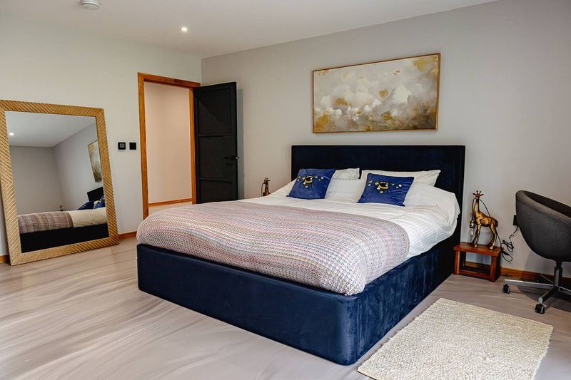 Bedroom at The Old Poultry Shed — The House and Pod