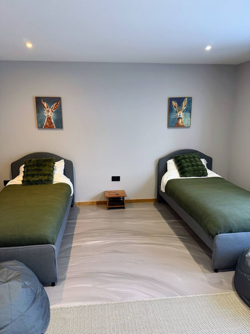 Bedroom at The Old Poultry Shed — The House and Pod