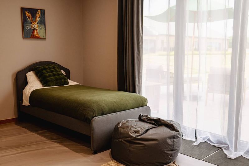 Bedroom at The Old Poultry Shed — The House and Pod