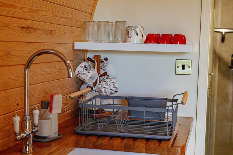 Bedroom at The Old Poultry Shed — The House and Pod
