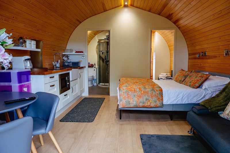 Bedroom at The Old Poultry Shed — The House and Pod