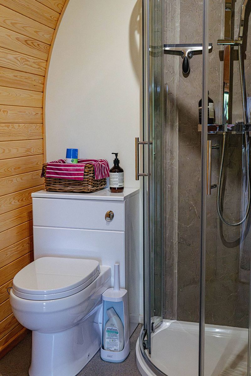 Bedroom at The Old Poultry Shed — The House and Pod