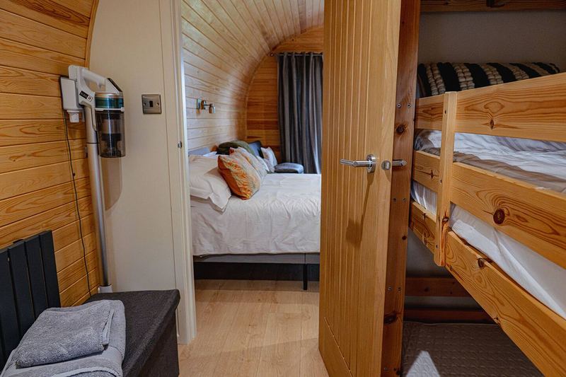 Bedroom at The Old Poultry Shed — The House and Pod