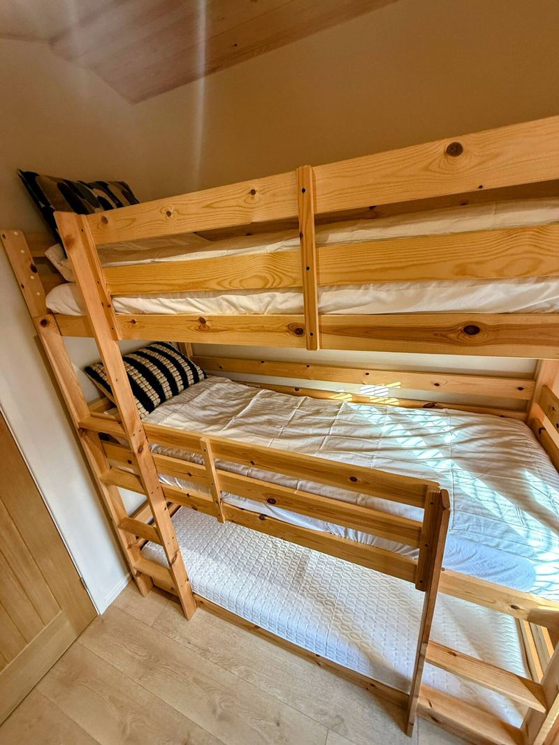 Bedroom at The Old Poultry Shed — The House and Pod