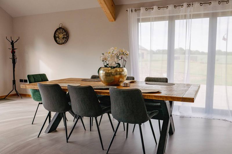 Living room at The Old Poultry Shed — The House and Pod